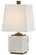 Annelore One Light Table Lamp in White/Antique Brass (142|60000215)