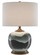 Boreal One Light Table Lamp in White/Green/Antique Brass (142|60000109)