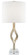 Elyx One Light Table Lamp in Chinois Silver Leaf/Clear (142|60000071)