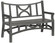 Bench in Dark Gray/Faux Bois (142|20000011)