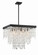 Winham Eight Light Chandelier in Black Forged (60|WIN618BFCLMWP)