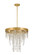 Winham Five Light Chandelier in Antique Gold (60|WIN615GACLMWP)