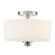 Travis Two Light Semi Flush Mount in Polished Nickel (60|TRAA3302PN)