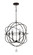 Solaris Six Light Outdoor Chandelier in English Bronze (60|SOL9328EB)