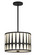 Royston Three Light Pendant in Black (60|ROY803BK)