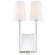 Lena Two Light Wall Sconce in Polished Chrome (60|LEN252CH)