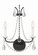 Karrington Two Light Wall Sconce in Matte Black (60|KAR90902MKCLMWP)