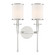 Hatfield Two Light Wall Sconce in Polished Nickel (60|HAT472PN) Hatfield Two Light Wall Sconce in Polished Nickel (60|HAT472PN)