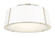 Fulton Three Light Semi Flush Mount in Polished Nickel (60|FUL905PN)