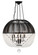 Duval Six Light Pendant in Matte Black (60|DUV626MK)
