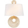 Doral Two Light Wall Sconce in Renaissance Gold (60|DORB7702RG)