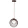 Doral One Light Pendant in Forged Bronze (60|DORB7700FB)