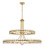 Clover 24 Light Chandelier in Aged Brass (60|CLO8890AG)