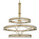 Clover 24 Light Chandelier in Aged Brass (60|CLO8000AG)