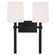 Bromley Two Light Wall Sconce in Black Forged (60|BRO452BF)