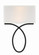 Brinkley Two Light Wall Sconce in Black Forged (60|BRKA3702BF)