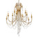 Arcadia 12 Light Chandelier in Antique Gold (60|ARC1909GACLMWP)