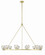 Aragon LED Chandelier in Soft Brass (60|ARA10266SB)