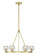 Aragon LED Chandelier in Soft Brass (60|ARA10264SB)