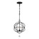 Solaris Three Light Mini Chandelier in Black (60|9225BK)