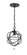 Solaris One Light Pendant in Black (60|9220BK)