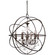 Solaris Six Light Chandelier in English Bronze (60|9219EBCLMWP)