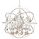 Solaris Five Light Chandelier in Olde Silver (60|9026OSGSMWP)