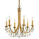 Bridgehampton Six Light Chandelier in Antique Gold (60|8826GACLS)