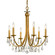 Bridgehampton Six Light Chandelier in Antique Gold (60|8826GACLMWP)