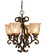 Norwalk Four Light Mini Chandelier in Bronze Umber (60|7404BU)