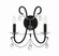Othello Two Light Wall Sconce in Matte Black (60|6822MKCLMWP)