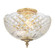 Milton Two Light Semi Flush Mount in Olde Brass (60|66CTOB)