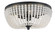 Rylee Four Light Flush Mount in Matte Black (60|605MK)