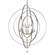 Luna 12 Light Chandelier in Antique Silver (60|590SA)