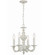 Paris Market Four Light Mini Chandelier in Antique White (60|5124AW)