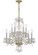 Traditional Crystal Ten Light Chandelier in Polished Brass (60|5080PBCLMWP)