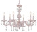 Paris Market Six Light Chandelier in Antique White (60|5036AWCLS)