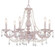 Paris Market Six Light Chandelier in Antique White (60|5026AWCLSAQ)