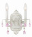 Paris Market Two Light Wall Sconce in Antique White (60|5022AWROMWP)