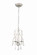 Ashton Three Light Mini Chandelier in Olde Silver (60|5013OSCLMWP)