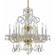 Traditional Crystal Eight Light Chandelier in Polished Brass (60|5008PBCLMWP)