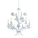 Southport Five Light Chandelier in Wet White (60|4815WW)