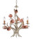 Southport Five Light Chandelier in Sage Rose (60|4805SR)