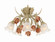 Southport Five Light Semi Flush Mount in Sage Rose (60|4800SR)
