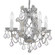 Maria Theresa Four Light Mini Chandelier in Polished Chrome (60|4474CHCLSAQ)