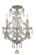 Maria Theresa Four Light Semi Flush Mount in Polished Chrome (60|4473CHCLMWPCEILING)