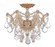 Maria Theresa Three Light Semi Flush Mount in Gold (60|4430GDCLSAQ)