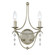 Metro Two Light Wall Sconce in Antique Silver (60|432SA)