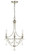 Metro Three Light Mini Chandelier in Antique Silver (60|423SA)
