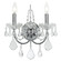 Imperial Two Light Wall Sconce in Polished Chrome (60|3222CHCLMWP)